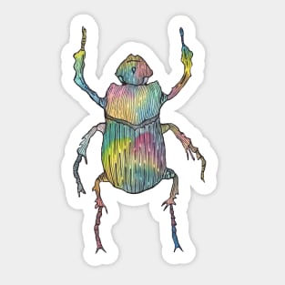 Rainbow scrabble Sticker